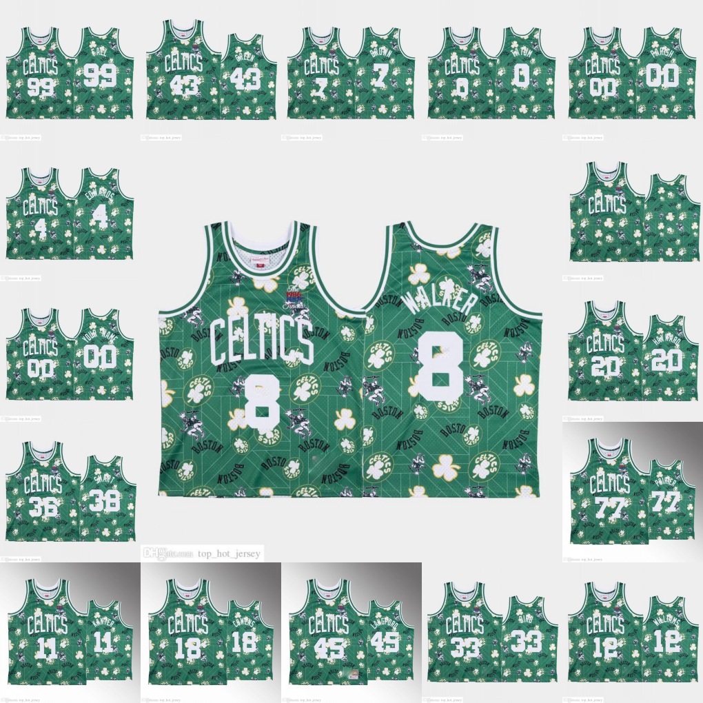 Boston Celtics Men Jayson Tatum Tacko Fall Jaylen Brown David Cowens Kemba Walker 2020 Custom Tear Up Pack Green Jersey, Black
Boston Celtics Men Jayson Tatum Tacko Fall Jaylen Brown David Cowens Kemba Walker 2020 Custom Tear Up Pack Green Jersey, Black