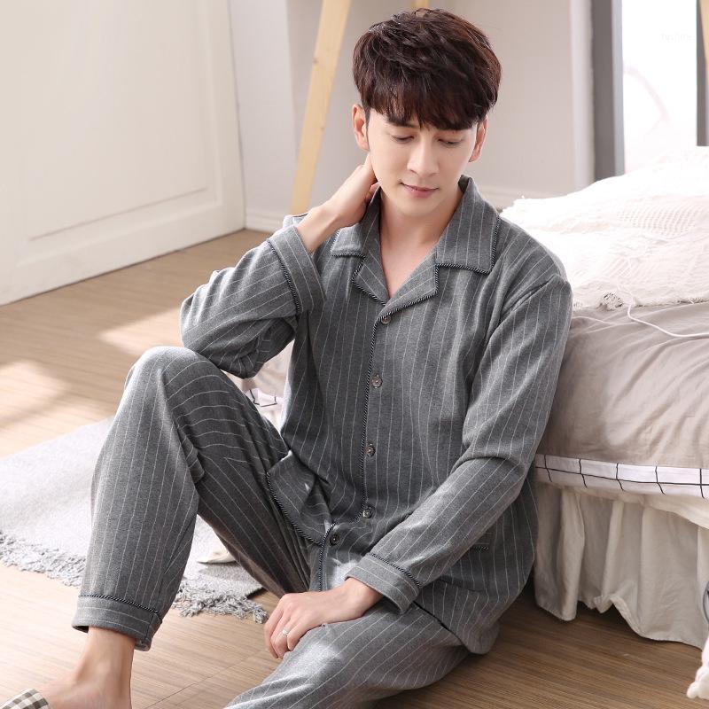 Pajamas Men's Winter Cotton Korean Version of The New Long-sleeved Lapel Cardigan Plus Size Casual Ensemble Homme Pyjama Homme1, See chart
Pajamas Men's Winter Cotton Korean Version of The New Long-sleeved Lapel Cardigan Plus Size Casual Ensemble Homme Pyjama Homme1, See chart