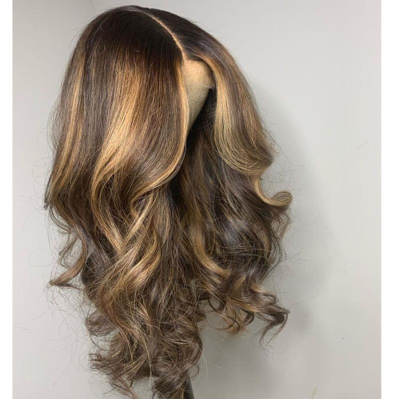 Water Wave Wig 13x4 Lace Part Wig Heighlight Blonde Swiss Lace For Black Women With Baby Hair Large Cap Size, 13x6
Water Wave Wig 13x4 Lace Part Wig Heighlight Blonde Swiss Lace For Black Women With Baby Hair Large Cap Size, 13x6
