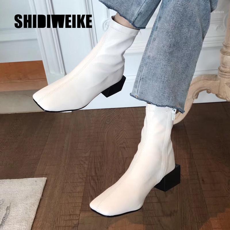 Ankle Boots For Women Square Toe Fashion Shoes Plush Warm Winter Short Boots Zipper Square Heels Comfortable Lady Shoes V2201, Black
Ankle Boots For Women Square Toe Fashion Shoes Plush Warm Winter Short Boots Zipper Square Heels Comfortable Lady Shoes V2201, Black
