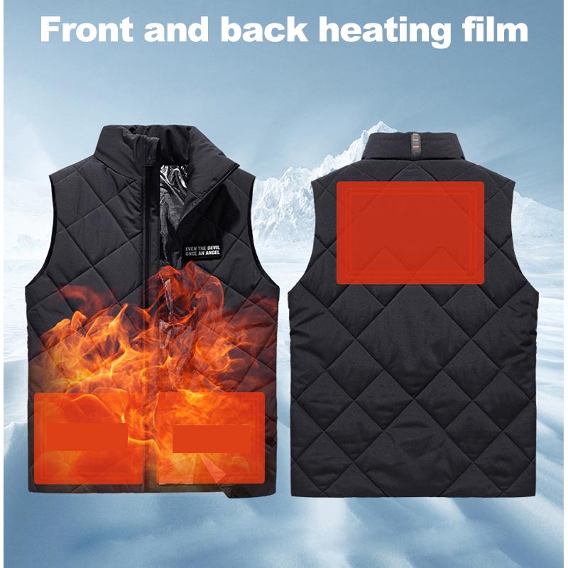 1PC Winter Heated Sleeveless Vest Jacket Coat Smart Temperature Control USB Electrical Heated Outdoor Hiking Cycling Skiing, 1pc black
1PC Winter Heated Sleeveless Vest Jacket Coat Smart Temperature Control USB Electrical Heated Outdoor Hiking Cycling Skiing, 1pc black