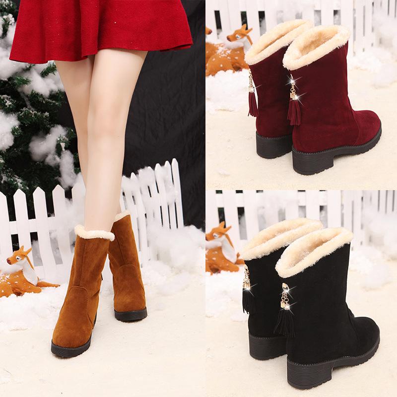 2020 New Women's Shoes Autumn And Winter Women's Boots New Tassels Warm Snow Boot Non-slip Matte Ladies Boots A182, Black
2020 New Women's Shoes Autumn And Winter Women's Boots New Tassels Warm Snow Boot Non-slip Matte Ladies Boots A182, Black