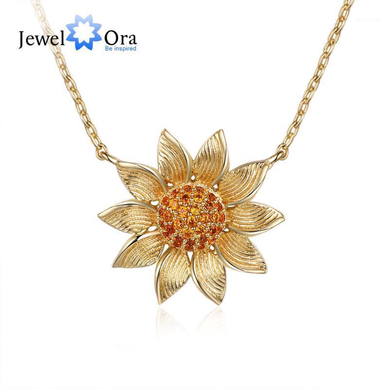 JewelOra Gold color Sunflower Necklace with Clear CZ Elegant Ladies Cubic Zirconia Paved Pendant Necklace Wedding Gifts1
JewelOra Gold color Sunflower Necklace with Clear CZ Elegant Ladies Cubic Zirconia Paved Pendant Necklace Wedding Gifts1