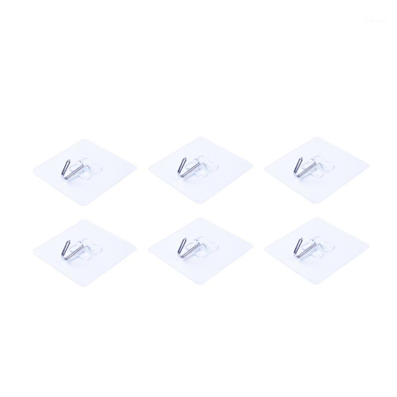 6 Pack Adhesive Hooks Sticky Wall Ceiling Hooks Nail Free Transparent Reusable Heavy Duty Hook for Bathroom and Kitchen N1
6 Pack Adhesive Hooks Sticky Wall Ceiling Hooks Nail Free Transparent Reusable Heavy Duty Hook for Bathroom and Kitchen N1