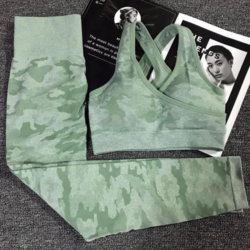 Camouflage Women Yoga Set Seamless Fitness Sport Suit High Waist Gym Leggings Pants + Sport Bra Female Breathable Sportwear 2021, Bra purple
Camouflage Women Yoga Set Seamless Fitness Sport Suit High Waist Gym Leggings Pants + Sport Bra Female Breathable Sportwear 2021, Bra purple