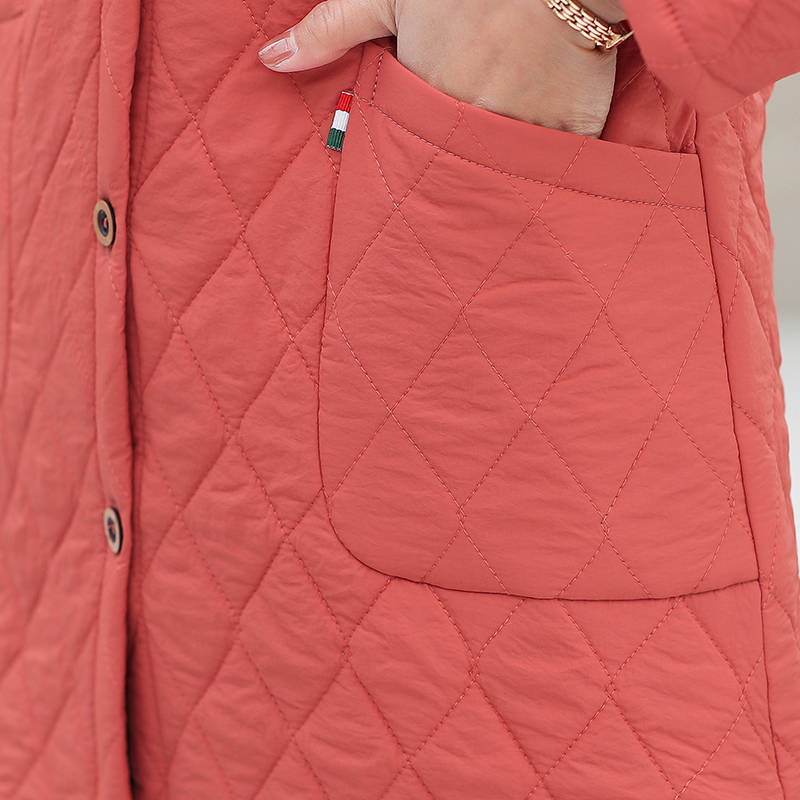 Autumn Women Thin Plus Size Mid Long Shirt-style Cotton Coat Winter Korean Loose Warm Cotton Casual Lady Cotton Jacket 201110wtt