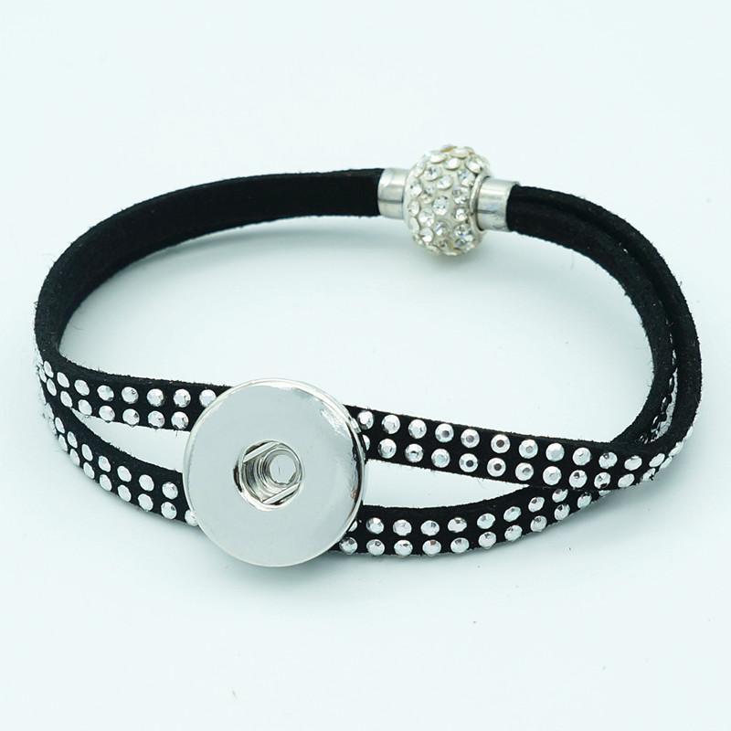 Fashion Soft silver color beads velvet snap bracelets 18cm Shambhala Magnet buckle fit 18mm snap buttons wholesale SE01671
Fashion Soft silver color beads velvet snap bracelets 18cm Shambhala Magnet buckle fit 18mm snap buttons wholesale SE01671