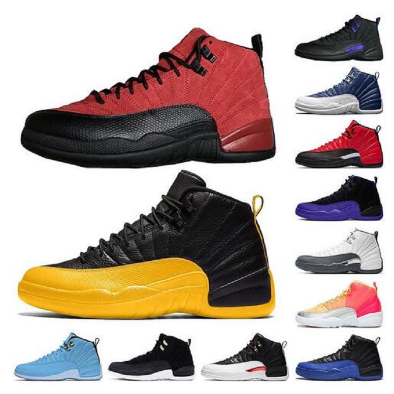 Trainer Satin Wholesale basketball athletic shoes 12s jumpman University Gold Stone Blue 12 Reverse Flu Game men sneakers shoes size us 13, Color 34
Trainer Satin Wholesale basketball athletic shoes 12s jumpman University Gold Stone Blue 12 Reverse Flu Game men sneakers shoes size us 13, Color 34