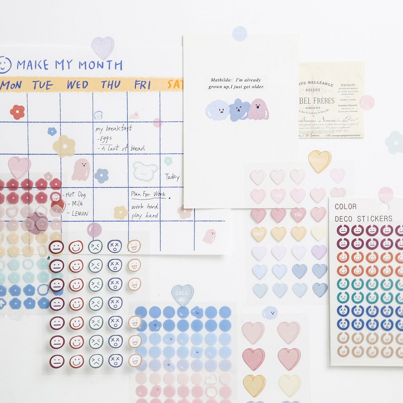 Kawaii cute colored paper stickers cute heart DIY glue stickers children gift scrapbook diary decoration student stationery
Kawaii cute colored paper stickers cute heart DIY glue stickers children gift scrapbook diary decoration student stationery