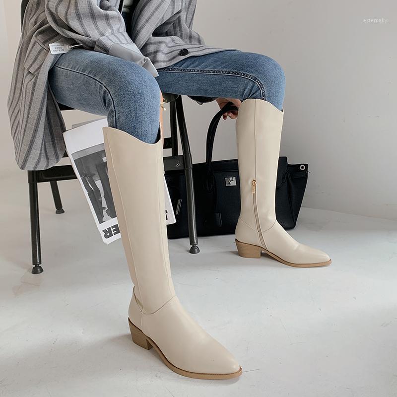 Winter Boots Fashion Knee High Boots Women Faux Leather Square High Heel Long Pointed Toe Autumn Shoes 20201, 3 short plush
Winter Boots Fashion Knee High Boots Women Faux Leather Square High Heel Long Pointed Toe Autumn Shoes 20201, 3 short plush