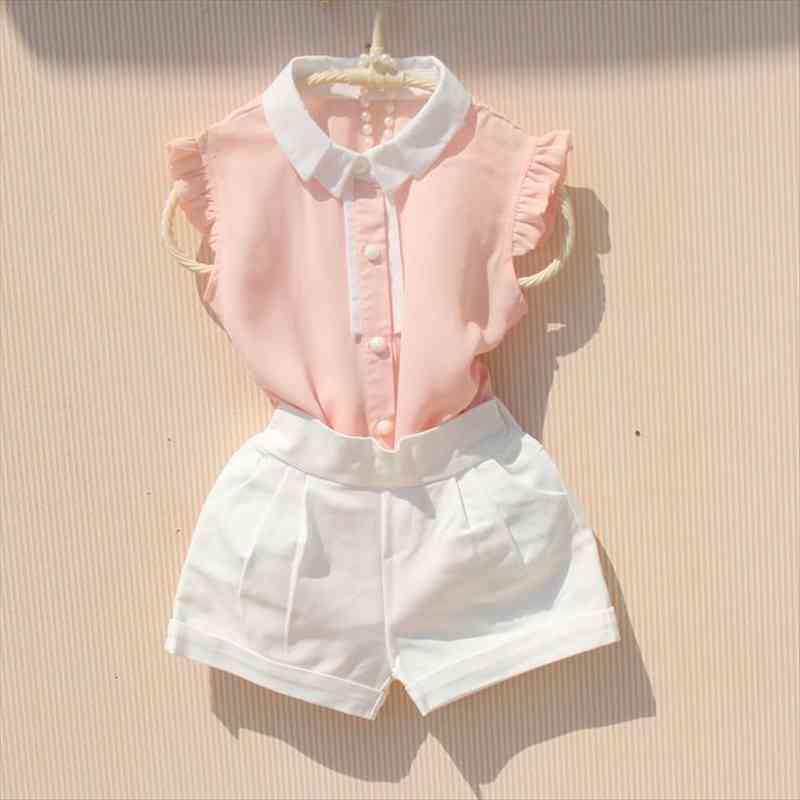 2-16 Year Summer Baby Toddler Teen School Girls Blouse Sleeveless Turn-down Collar Girl Tops Blouses Kids Shirt Children Clothes, White;black
2-16 Year Summer Baby Toddler Teen School Girls Blouse Sleeveless Turn-down Collar Girl Tops Blouses Kids Shirt Children Clothes, White;black