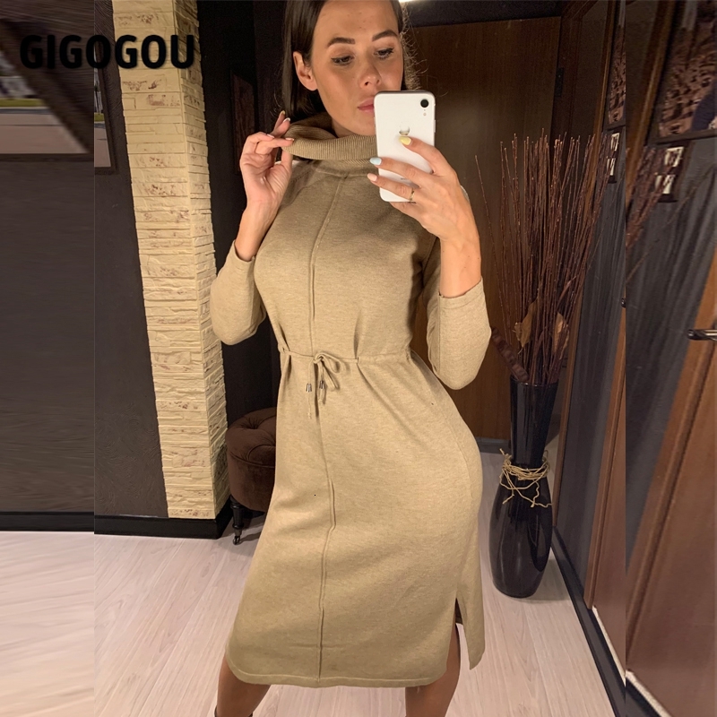 2021 New Turtle Cowl Neck Long Knit Women Straight Autumn Winter Drawstring Midi Split Up Pullover Sweater Dress Zvf2, Grey b09
2021 New Turtle Cowl Neck Long Knit Women Straight Autumn Winter Drawstring Midi Split Up Pullover Sweater Dress Zvf2, Grey b09