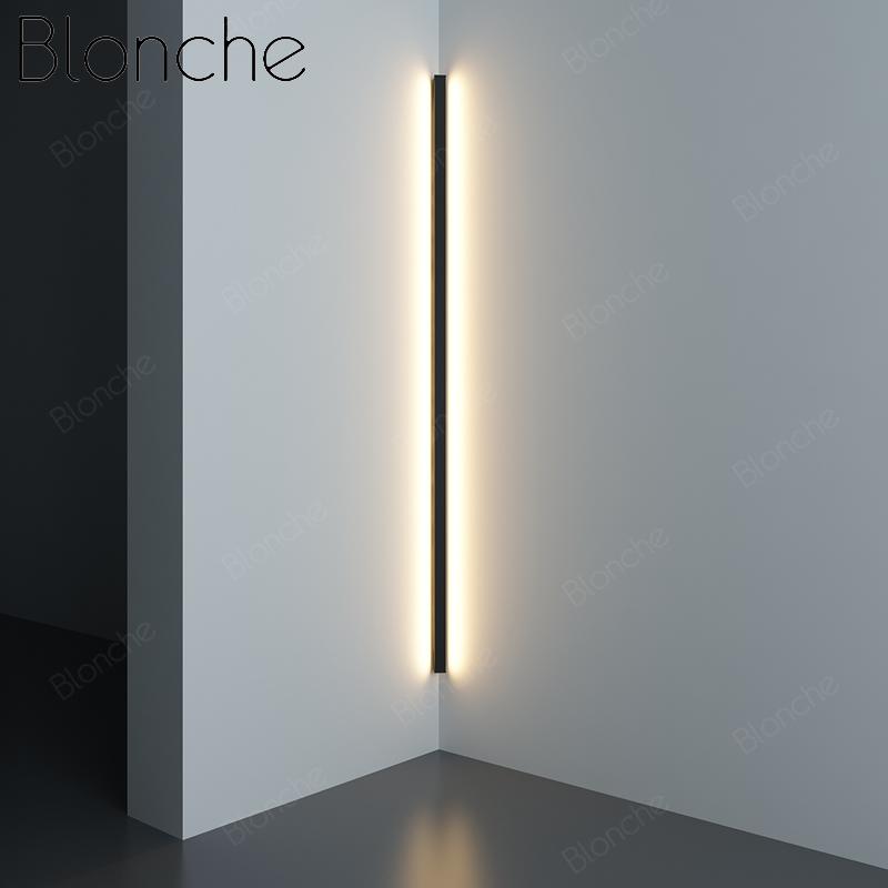 Modern Corner LED Wall Lamp Minimalist Line Wall Light Fixtures Stair Sconces Bedroom Bedside Hallway Lighting Decor 100cm
Modern Corner LED Wall Lamp Minimalist Line Wall Light Fixtures Stair Sconces Bedroom Bedside Hallway Lighting Decor 100cm