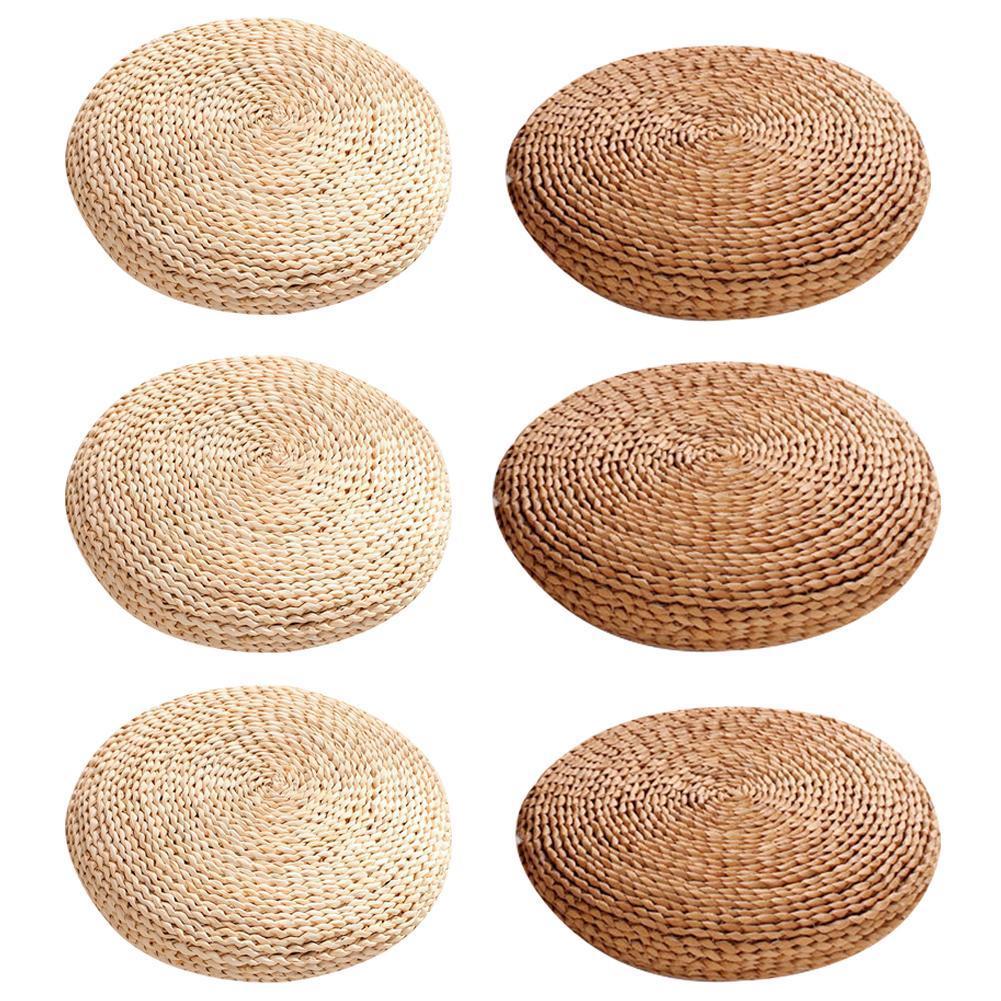 Tatami Futon Meditation Cushion Thickening Yoga Circle Corn Husk Straw Braid Mat Japanese Style Cushion with Silk Wadding T200114
Tatami Futon Meditation Cushion Thickening Yoga Circle Corn Husk Straw Braid Mat Japanese Style Cushion with Silk Wadding T200114