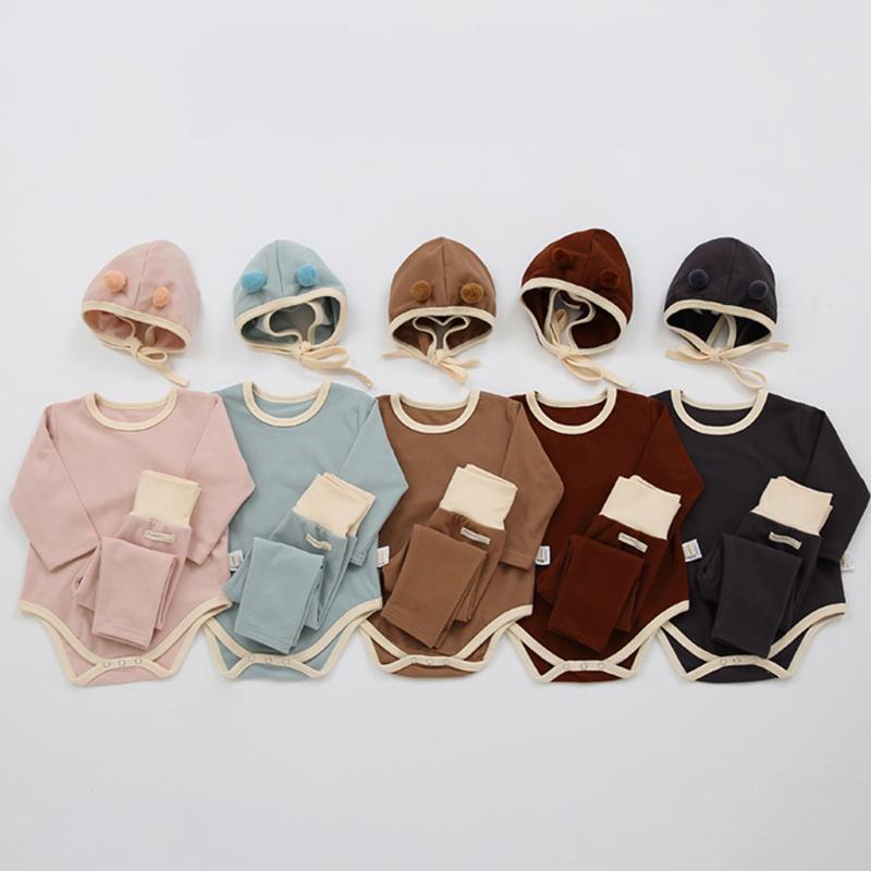 Clothing Sets Baby Set 3-Pieces Romper+Legging+Hat Girl Boy Clothes Autumn Cotton Long Sleeve Born Tracksuit, White
Clothing Sets Baby Set 3-Pieces Romper+Legging+Hat Girl Boy Clothes Autumn Cotton Long Sleeve Born Tracksuit, White