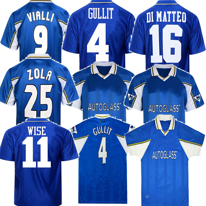 1997 1999 ZOLA Vialli Wise retro soccer jersey home 1998 Leboeuf Di Matteo Hughes Desailly Gullit vintage futbol classic football shirt, 12/13
1997 1999 ZOLA Vialli Wise retro soccer jersey home 1998 Leboeuf Di Matteo Hughes Desailly Gullit vintage futbol classic football shirt, 12/13