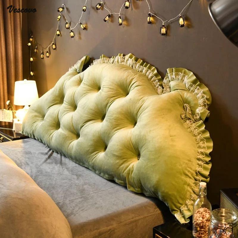 VESCOVO removable washable Pillow large backrest soft double single 120/150/180/200cm princess bedroom bed cushion, As picture
VESCOVO removable washable Pillow large backrest soft double single 120/150/180/200cm princess bedroom bed cushion, As picture