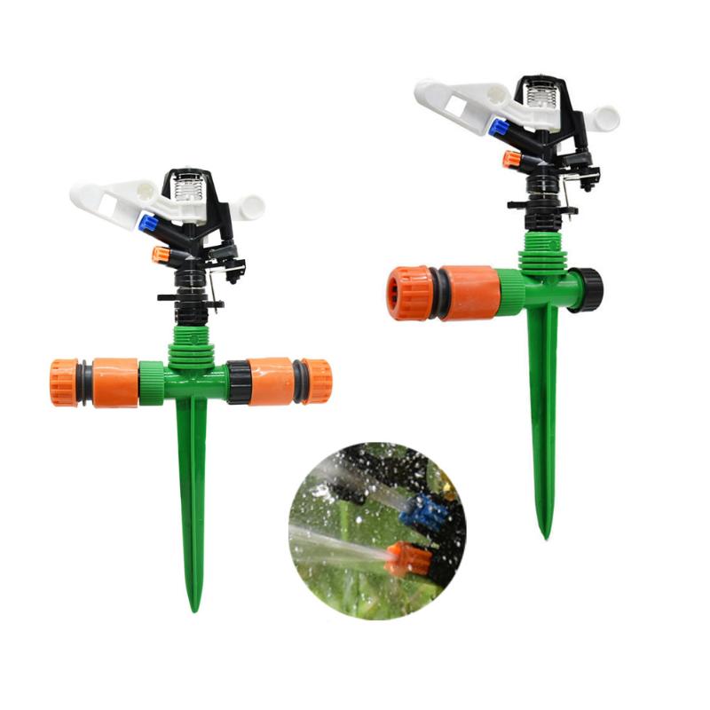 360 Rotation Rotate Water Sprinkler With Spike Plastic Support Adjustable Angle Rocker Arm Nozzle And Nozzle Holder 1pcs
360 Rotation Rotate Water Sprinkler With Spike Plastic Support Adjustable Angle Rocker Arm Nozzle And Nozzle Holder 1pcs