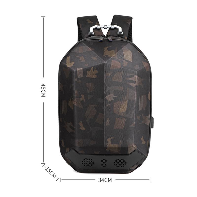 Bluetooth Music Speaker Backpack School Bag USB Charging Multi-functional for Travel Outdoor WHShopping1