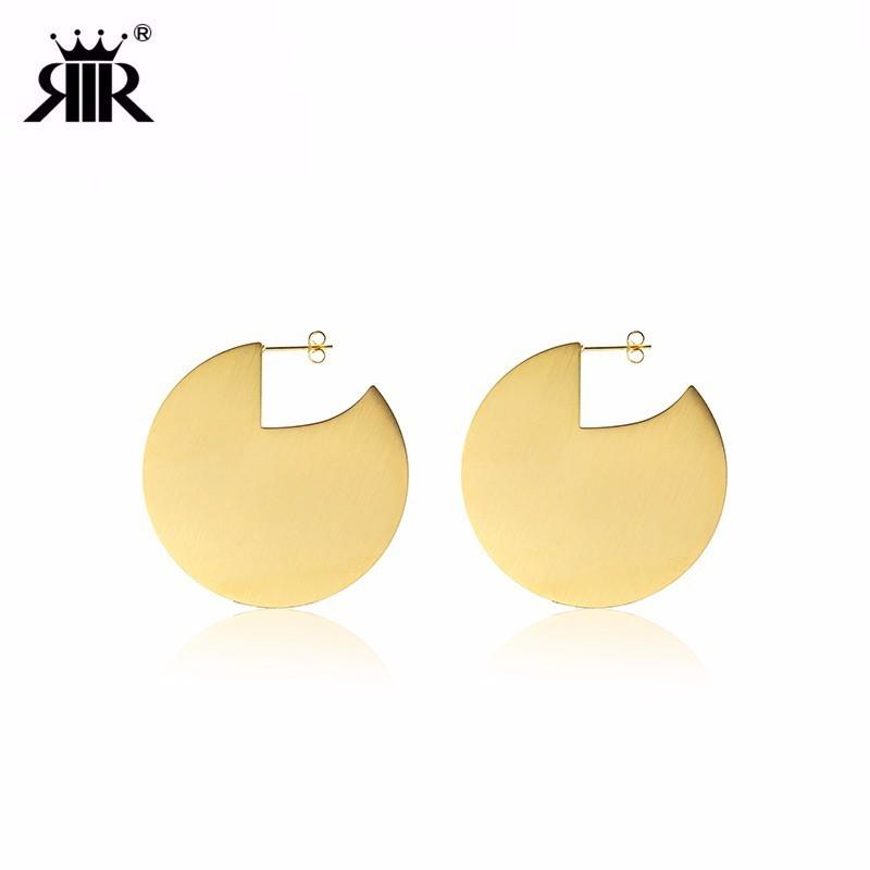 RIR Fashion Stainless Steel Geometric Round Big Very Heavy Hoop Earrings Simple Wind Ladies Jewellery Earrings Gift
RIR Fashion Stainless Steel Geometric Round Big Very Heavy Hoop Earrings Simple Wind Ladies Jewellery Earrings Gift