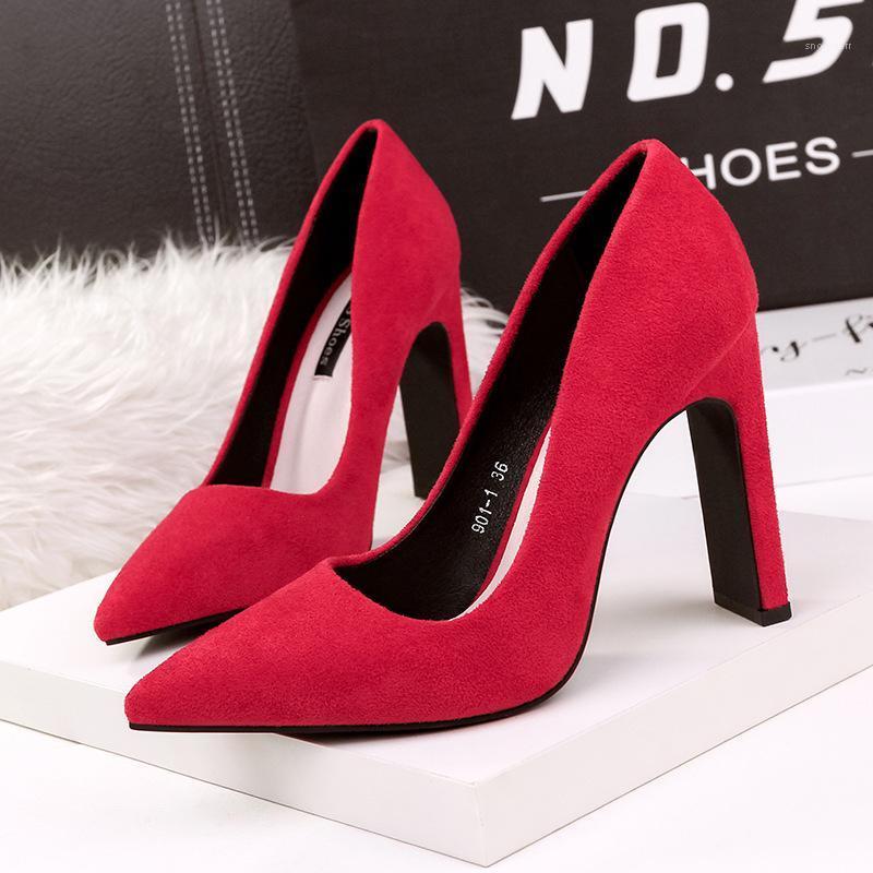 Women Pumps Flock Pointed Toe fashion mouth Thick heel 10.5CM Thin heel Fashion Dress Office Shoes1, Black
Women Pumps Flock Pointed Toe fashion mouth Thick heel 10.5CM Thin heel Fashion Dress Office Shoes1, Black