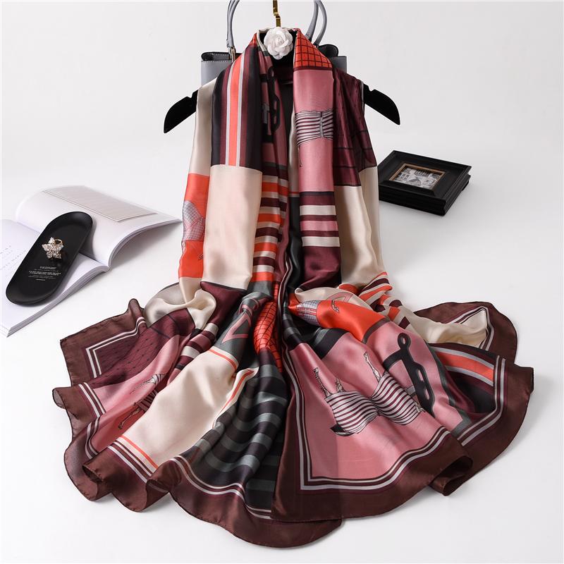Luxury Women Brand Silk Scarf Foulard Shawls and Wraps Lady Horse Print Plaid Scarves Soft Bufanda Bandana
Luxury Women Brand Silk Scarf Foulard Shawls and Wraps Lady Horse Print Plaid Scarves Soft Bufanda Bandana
