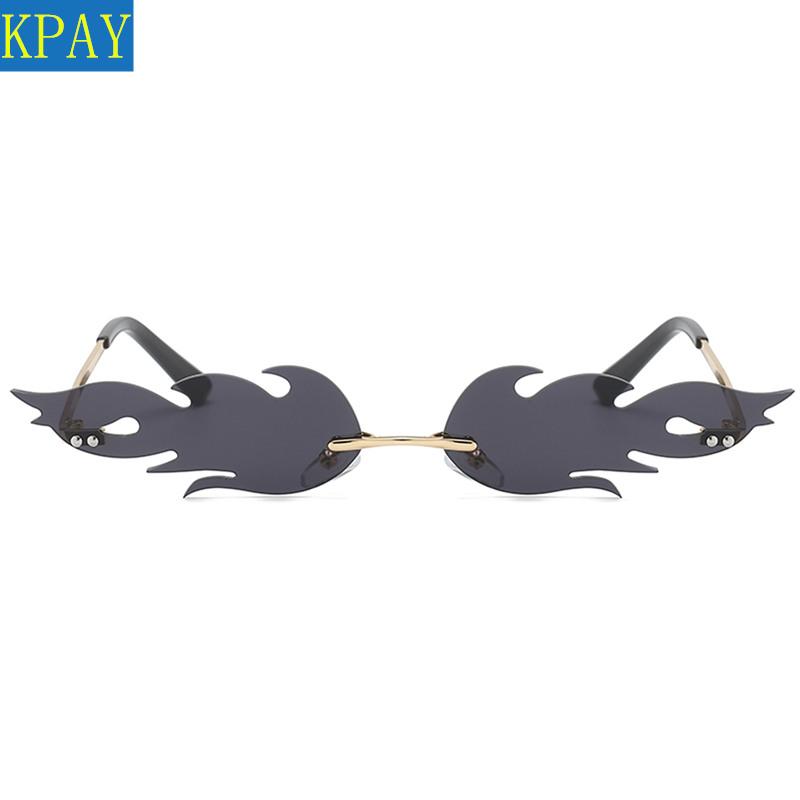 2020 NEW Fashion Fire Flame Sunglasses Women Men Rimless Wave Sun Glasses Eyewear Luxury Design Narrow Sunglass Shade Streetwear
2020 NEW Fashion Fire Flame Sunglasses Women Men Rimless Wave Sun Glasses Eyewear Luxury Design Narrow Sunglass Shade Streetwear