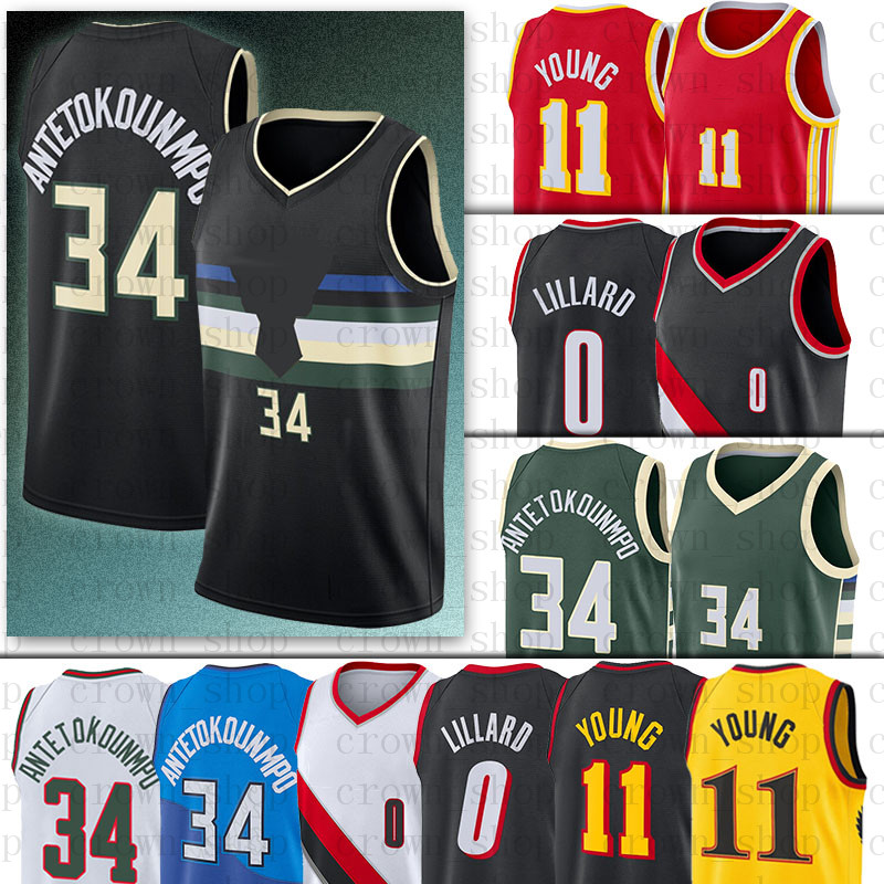 34 Giannis Lillard Antetokounmpo Basketball Jerseys Milwaukee''Bucks''Men 0 Damian Trae 11 Young Jersey, Black;red
34 Giannis Lillard Antetokounmpo Basketball Jerseys Milwaukee''Bucks''Men 0 Damian Trae 11 Young Jersey, Black;red