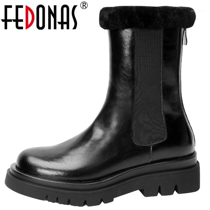 FEDONAS Women Short Autumn Winter Warm Boots 2021 Fall Genuine Leather Snow Boots Working Party Thick Heels Shoes Woman Heels1, Heizhong
FEDONAS Women Short Autumn Winter Warm Boots 2021 Fall Genuine Leather Snow Boots Working Party Thick Heels Shoes Woman Heels1, Heizhong