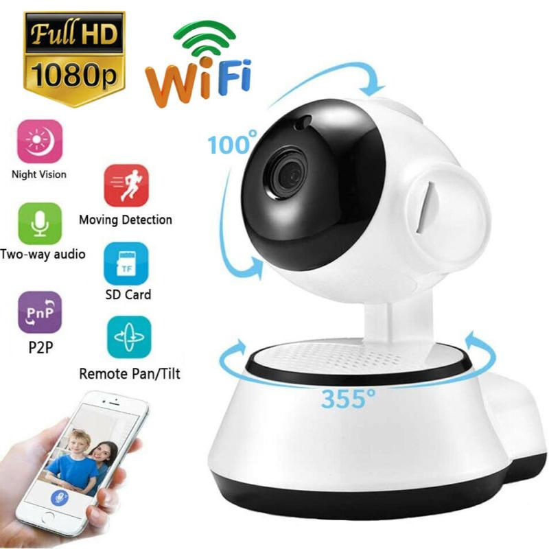 1080P HD Wireless Home Security WIFI IP CCTV Camera Smart Home Night Security Indoor Monitor HD Mini CCTV Camera