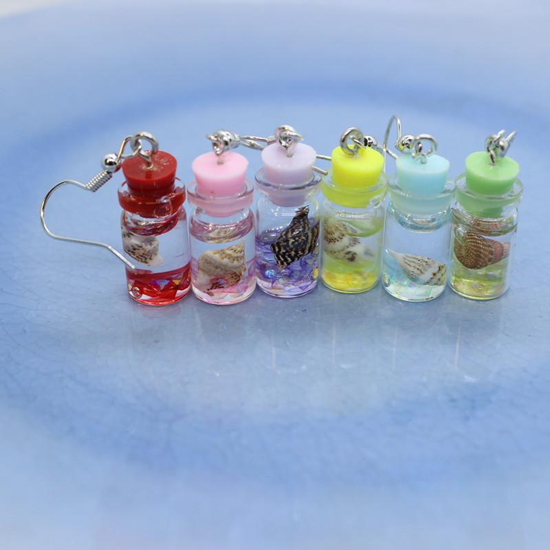 Dangle & Chandelier 2021 Ocean Style Resin Glass Bottle W/ Shell Conch Earring For Women Creative Hand-made Personal Earrings
Dangle & Chandelier 2021 Ocean Style Resin Glass Bottle W/ Shell Conch Earring For Women Creative Hand-made Personal Earrings