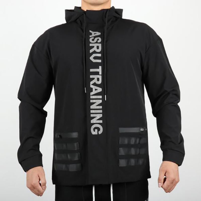 New Spring Autumn Mens Fashion Outerwear Windbreaker Coat Men Sportwear Jackets Hooded Casual Letter Print Men Jacket Coat T200502