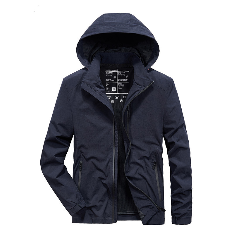 Autumn Men Casual Jacket Detachable Hooded Single Layer Jacket Simple All-match Top, Black;brown
Autumn Men Casual Jacket Detachable Hooded Single Layer Jacket Simple All-match Top, Black;brown