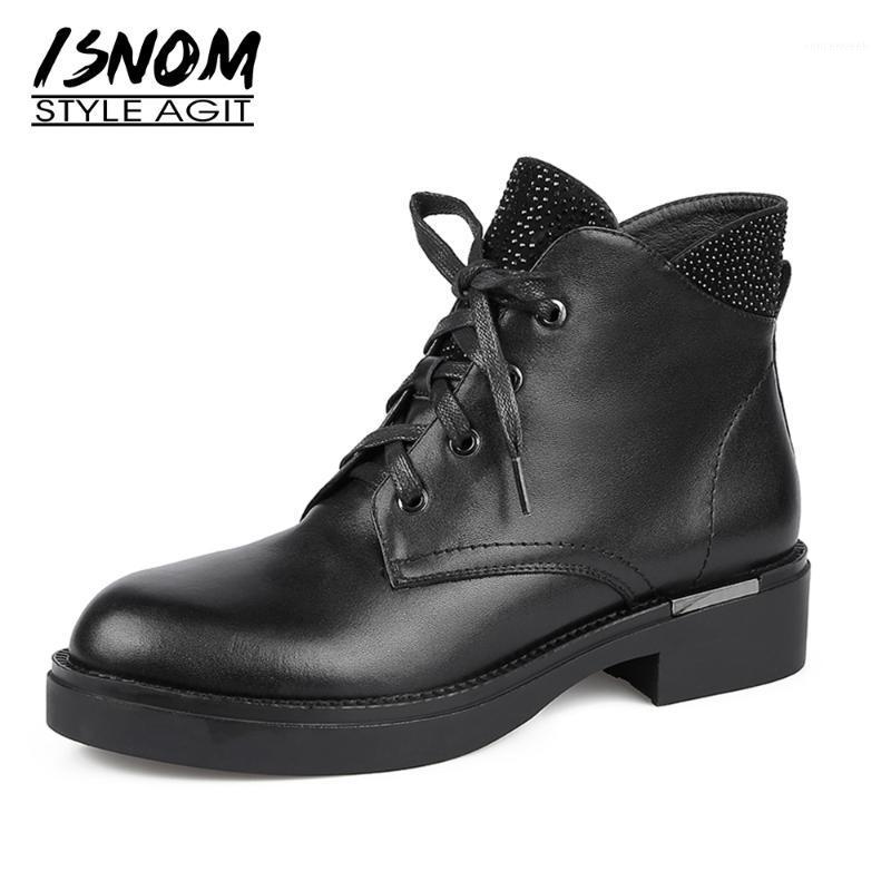 ISNOM Ankle Boots Woman Crystal Lace Up Chunky Heel Shoes Women Platform Skid Proof Casual Booties Round Toe Autumn Boot1, Black
ISNOM Ankle Boots Woman Crystal Lace Up Chunky Heel Shoes Women Platform Skid Proof Casual Booties Round Toe Autumn Boot1, Black