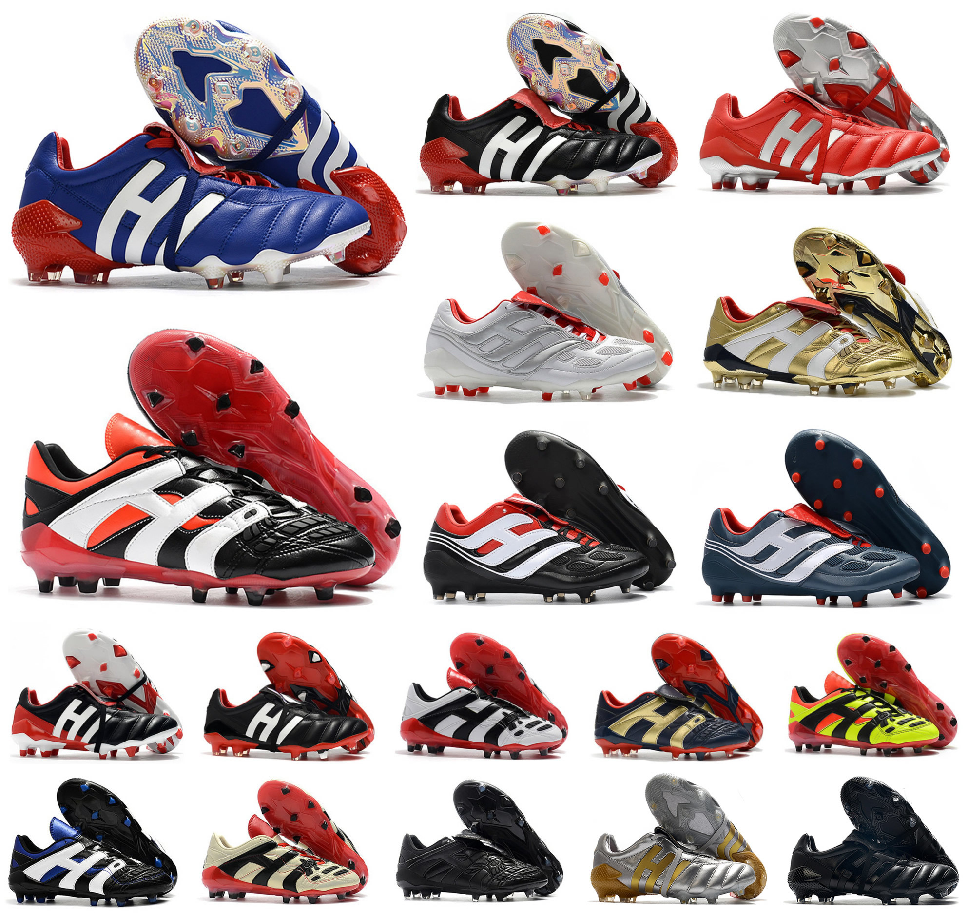 Men Predator 20+ Mutator Mania Tormentor Accelerator Electricity Precision FG Beckham DB Zidane ZZ soccer shoes cleats football boots 6.5-11, 18 fg
Men Predator 20+ Mutator Mania Tormentor Accelerator Electricity Precision FG Beckham DB Zidane ZZ soccer shoes cleats football boots 6.5-11, 18 fg