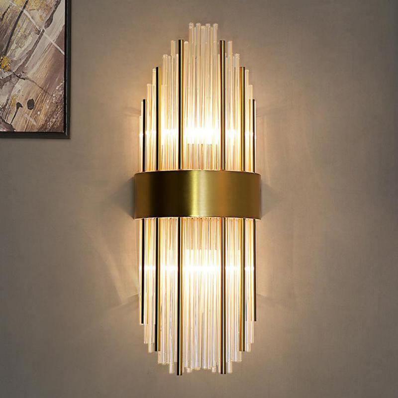 Large project 60/80cm Long Crystal Wall Lamp gold led wall light fixture for Living Room Villa Hotel Stairway Tall sconce
Large project 60/80cm Long Crystal Wall Lamp gold led wall light fixture for Living Room Villa Hotel Stairway Tall sconce