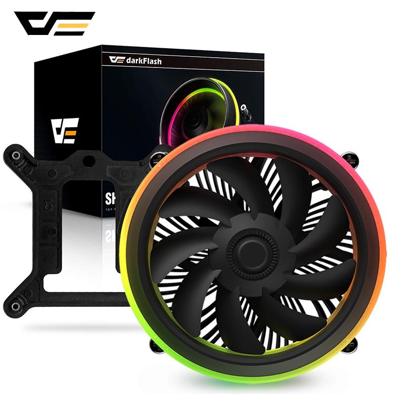 darkFlash CPU Cooler AURA SYNC 5V 3Pin TDP 280W Double Ring LED Fan 4pin PWM Radiator CPU Cooling Cooler LGA1155/1156
darkFlash CPU Cooler AURA SYNC 5V 3Pin TDP 280W Double Ring LED Fan 4pin PWM Radiator CPU Cooling Cooler LGA1155/1156