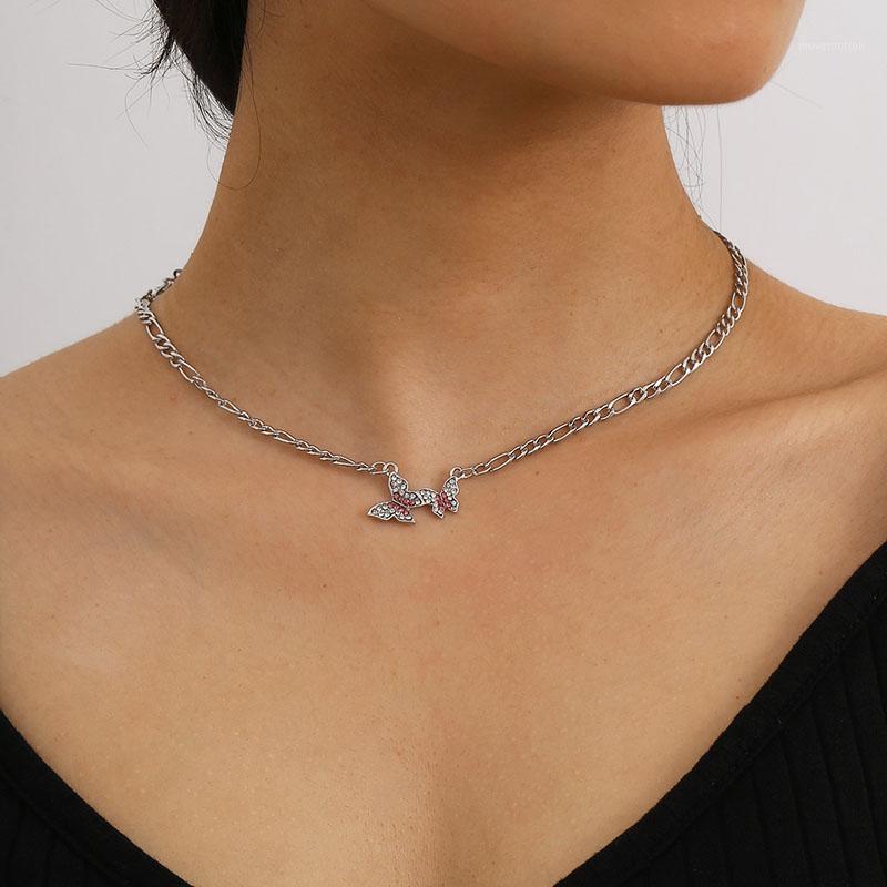 Fashion Temperament Rhinestone Butterfly Choker Necklace for Women Vintage Geometric Clavicle Necklace Pendants Jewelry Kolye1
Fashion Temperament Rhinestone Butterfly Choker Necklace for Women Vintage Geometric Clavicle Necklace Pendants Jewelry Kolye1