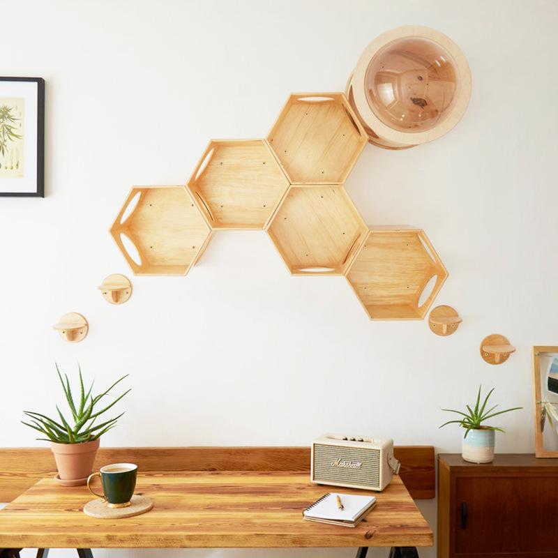 Hexagonal Transparent Space Cat Litter Wall-mounted Cat Litter Semi-enclosed Hammock Acrylic
Hexagonal Transparent Space Cat Litter Wall-mounted Cat Litter Semi-enclosed Hammock Acrylic