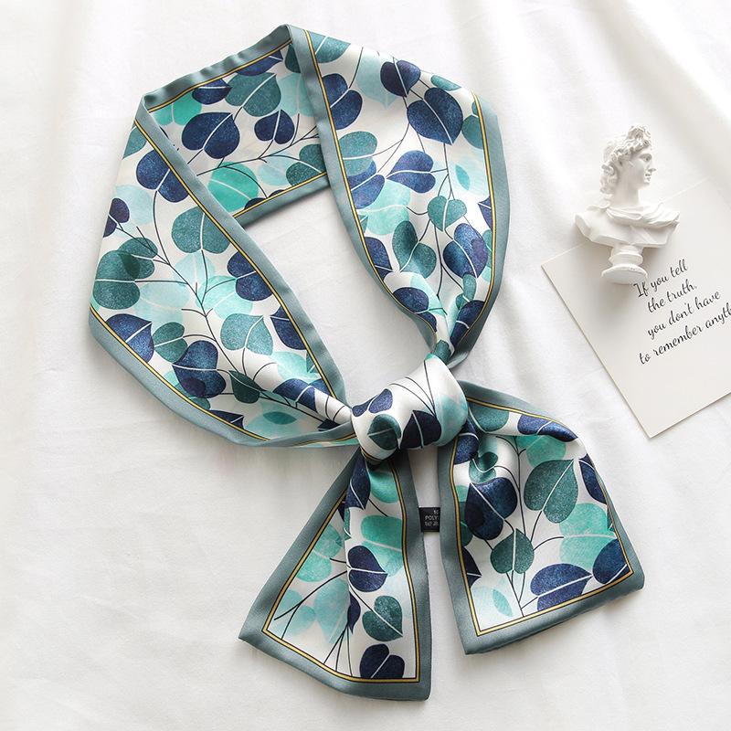 Small Imitation Silk Scarf For Women New Print Handle Bag Ribbons Brand Fashion Head Scarf Small Long Skinny Scarves Wholesale
Small Imitation Silk Scarf For Women New Print Handle Bag Ribbons Brand Fashion Head Scarf Small Long Skinny Scarves Wholesale