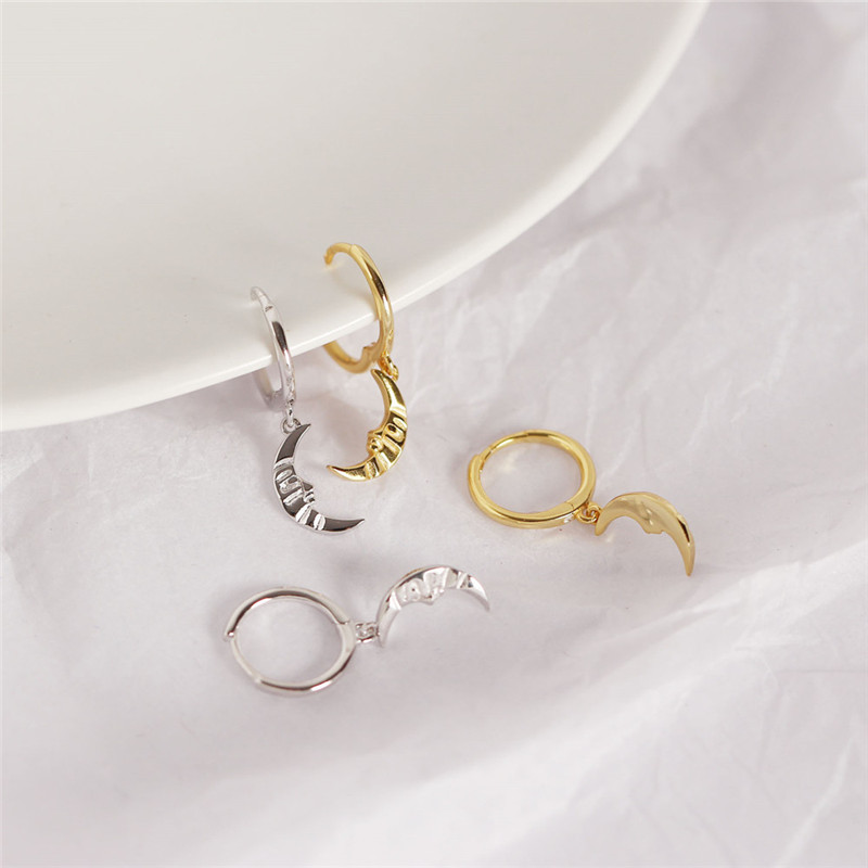 Februaryfrost Brand Designer Baroco Style 100% 925 Sterling Silver Vivid Moon Pendant Small Stud Earrings for Women Fashion Designer
Februaryfrost Brand Designer Baroco Style 100% 925 Sterling Silver Vivid Moon Pendant Small Stud Earrings for Women Fashion Designer