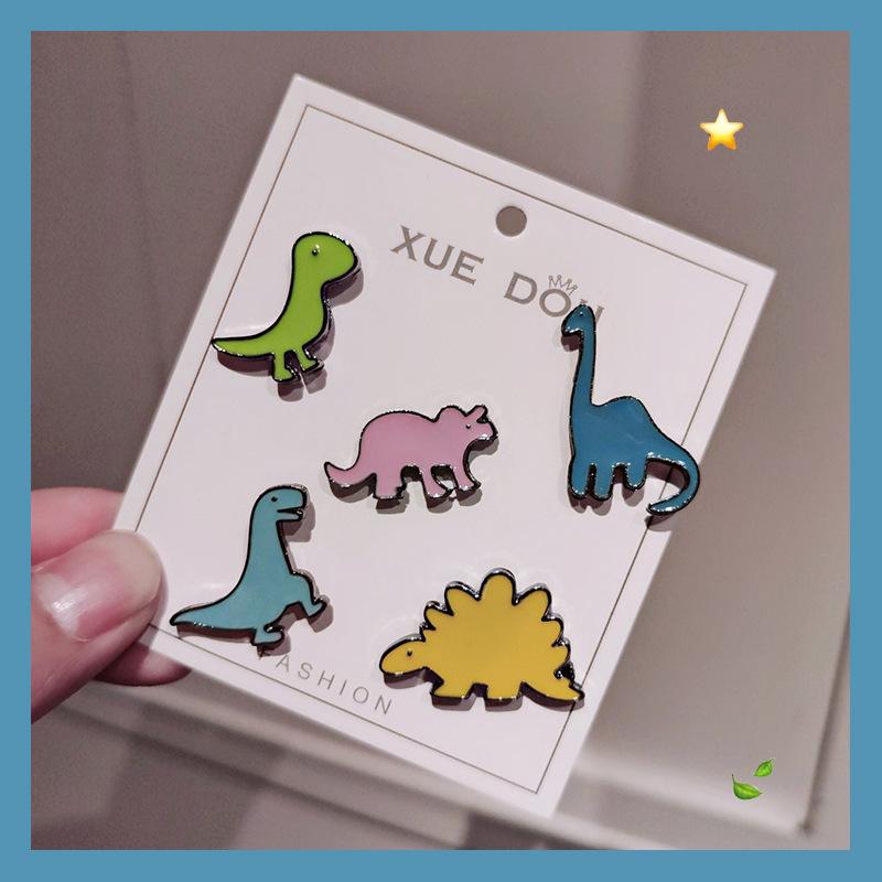 Fresh Cartoon Cute Brooch Japanese Ins Fashion Personality Dinosaur Pin Accessories Female Badge Anti-Emptied Safety Pin
Fresh Cartoon Cute Brooch Japanese Ins Fashion Personality Dinosaur Pin Accessories Female Badge Anti-Emptied Safety Pin