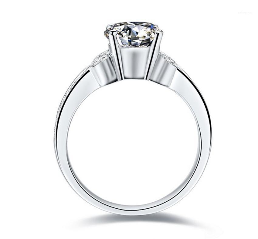 Test Positive 1Ct 6.5mm D-E Lab-Grown Moissanite Diamond Ring Exquisite Craft 925 Sterling Silver Engagement Ring Female1
Test Positive 1Ct 6.5mm D-E Lab-Grown Moissanite Diamond Ring Exquisite Craft 925 Sterling Silver Engagement Ring Female1