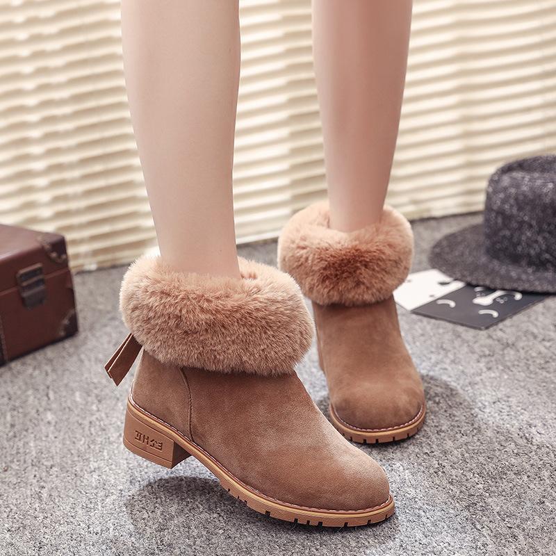 2021 High-quality winter new snow boots fur wool winter warm shoes with models tgu89, Black
2021 High-quality winter new snow boots fur wool winter warm shoes with models tgu89, Black