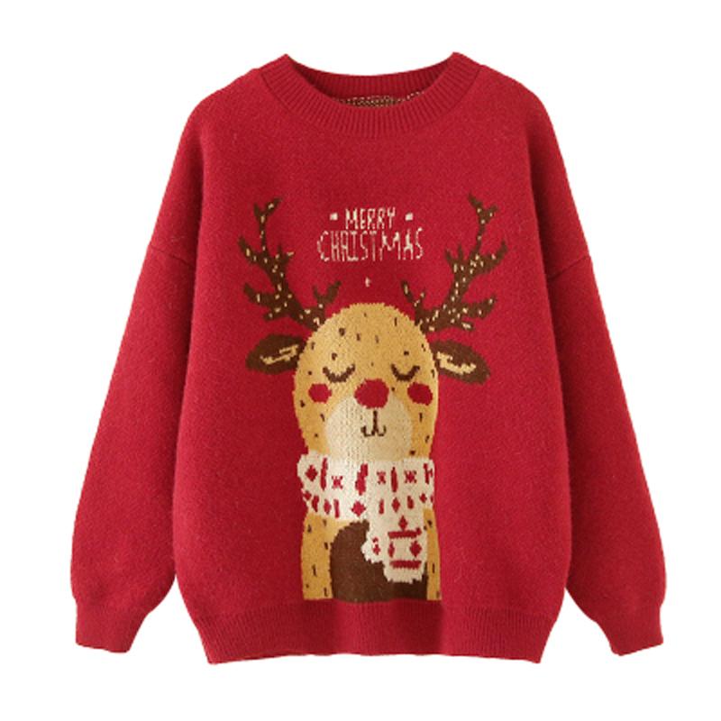 Alien Kitty 2021 Elegant Women Pullovers Knitted Christmas Sweater Chic Thick Warm O-Neck Long Sleeve Female Casual Loose Tops, Red
Alien Kitty 2021 Elegant Women Pullovers Knitted Christmas Sweater Chic Thick Warm O-Neck Long Sleeve Female Casual Loose Tops, Red