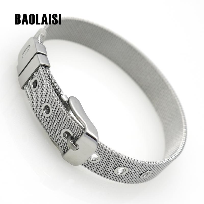 Charm Bracelets BAOLAISI Classic Fashion Jewelry Bangles Stainless Steel Wristband Bracelet For Women Top Quality Wholesale 2021
Charm Bracelets BAOLAISI Classic Fashion Jewelry Bangles Stainless Steel Wristband Bracelet For Women Top Quality Wholesale 2021