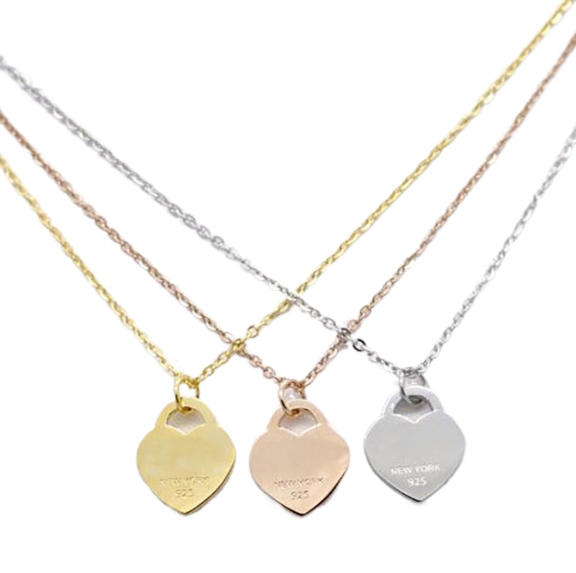 Stainless Steel Fashion Necklace Jewelry Heart-Shaped Pendant Love gold Silver Necklaces For Women's Party Wedding Gifts
Stainless Steel Fashion Necklace Jewelry Heart-Shaped Pendant Love gold Silver Necklaces For Women's Party Wedding Gifts