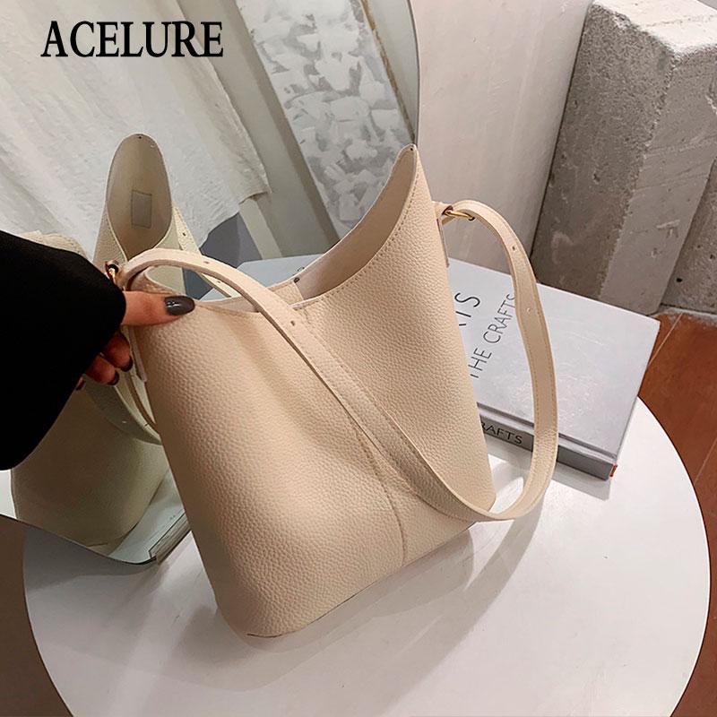Fashion Solid Color PU Leather Shoulder Crossbody Bags for Women Vintage Bucket Bags Female All-match Crossbody Messenger, Black
Fashion Solid Color PU Leather Shoulder Crossbody Bags for Women Vintage Bucket Bags Female All-match Crossbody Messenger, Black