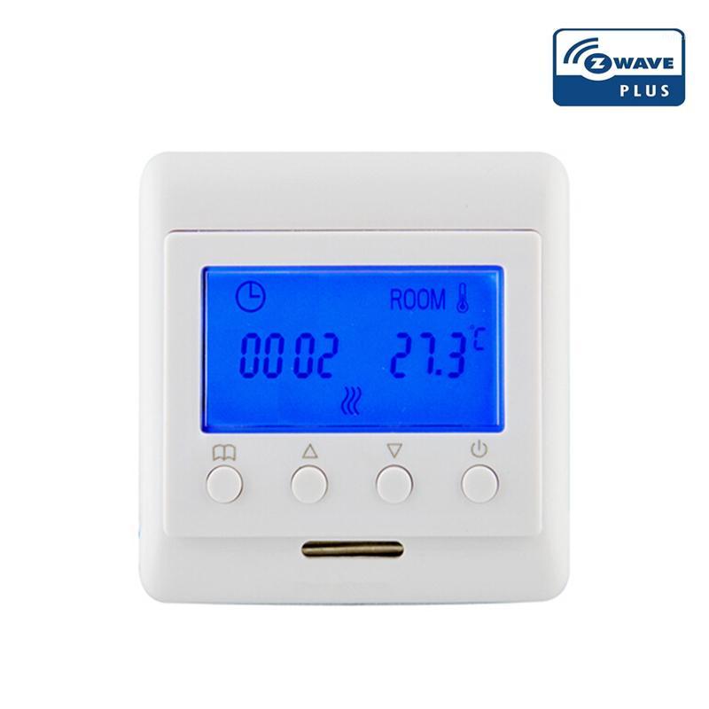 Z-Wave plus EU868.42MHz Smart temperature Thermostat electric heating temperature control1