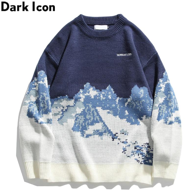 DARK Mountain Sweater Men Women Korean Style Men's Sweaters Winter Couple Clothing, Black
DARK Mountain Sweater Men Women Korean Style Men's Sweaters Winter Couple Clothing, Black